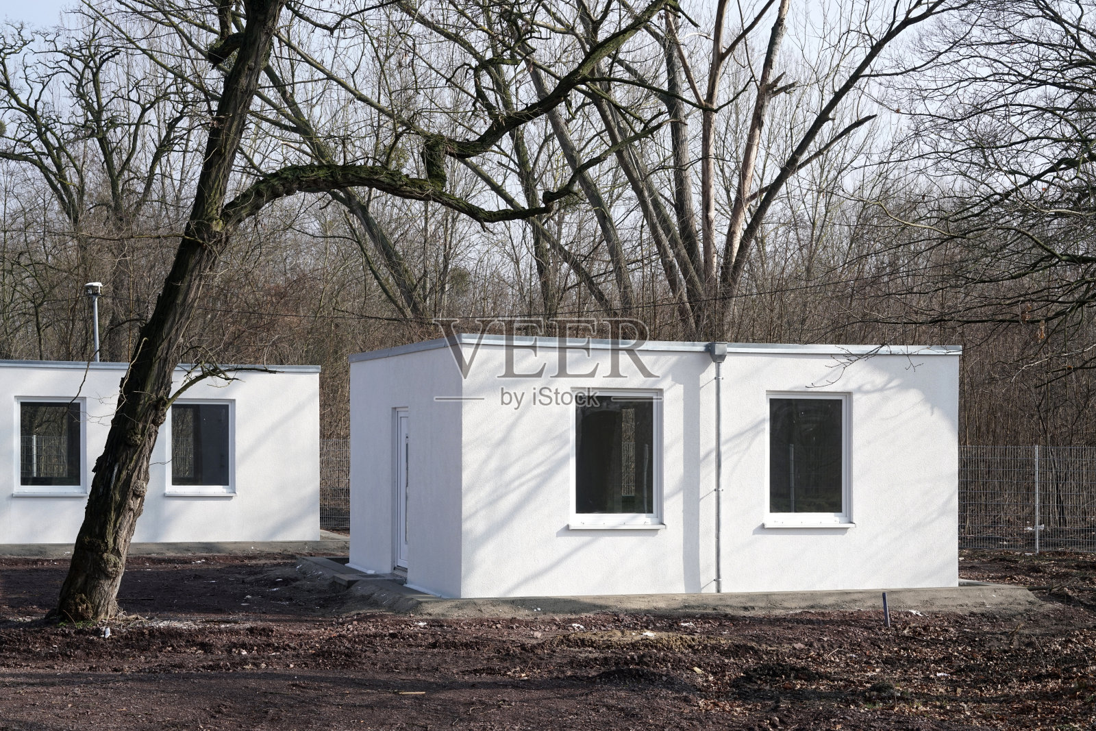 德国的难民营地照片摄影图片