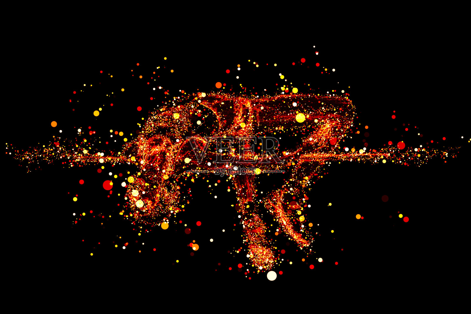 摘要跳高运动员的dot照片摄影图片