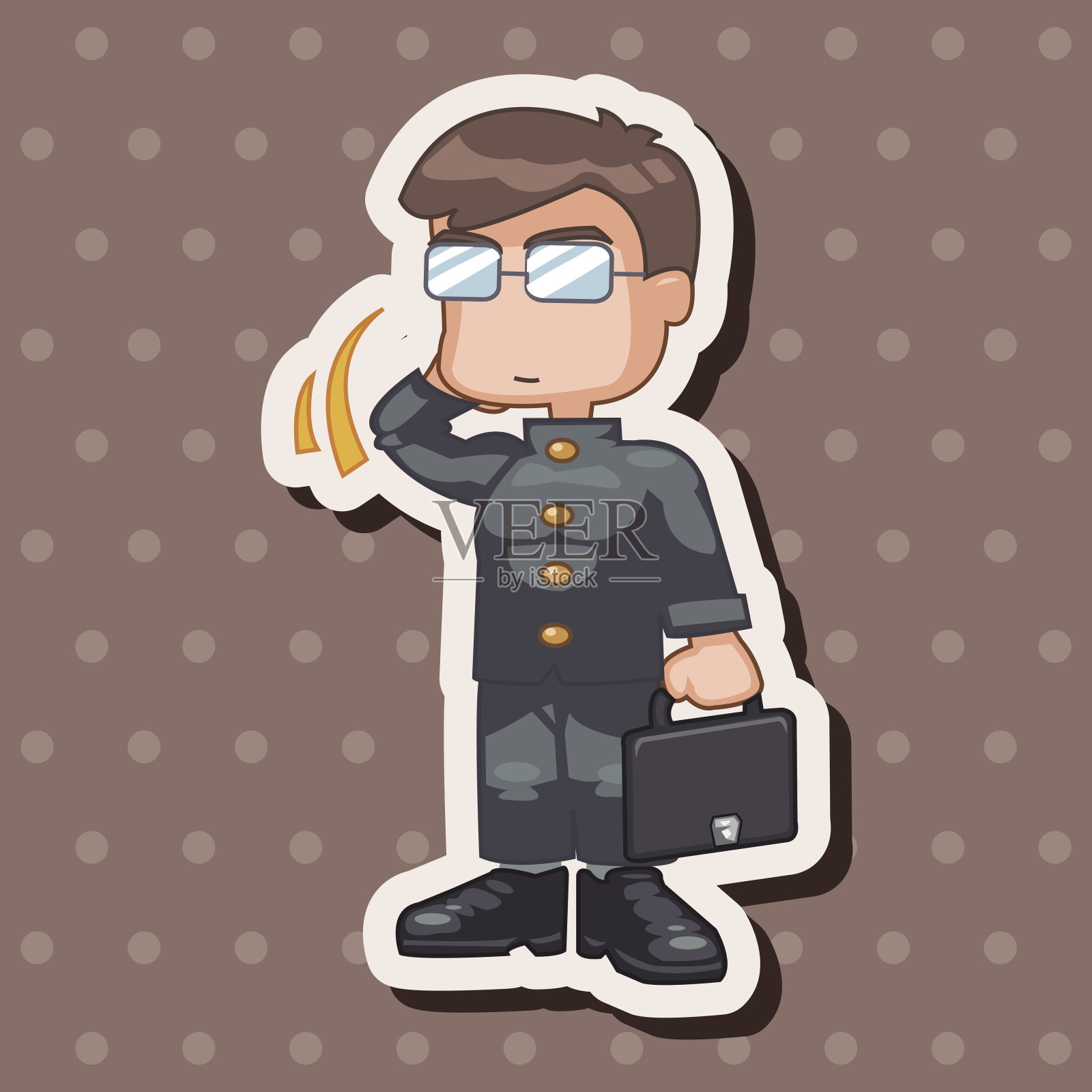 学生卡通主题元素设计元素图片