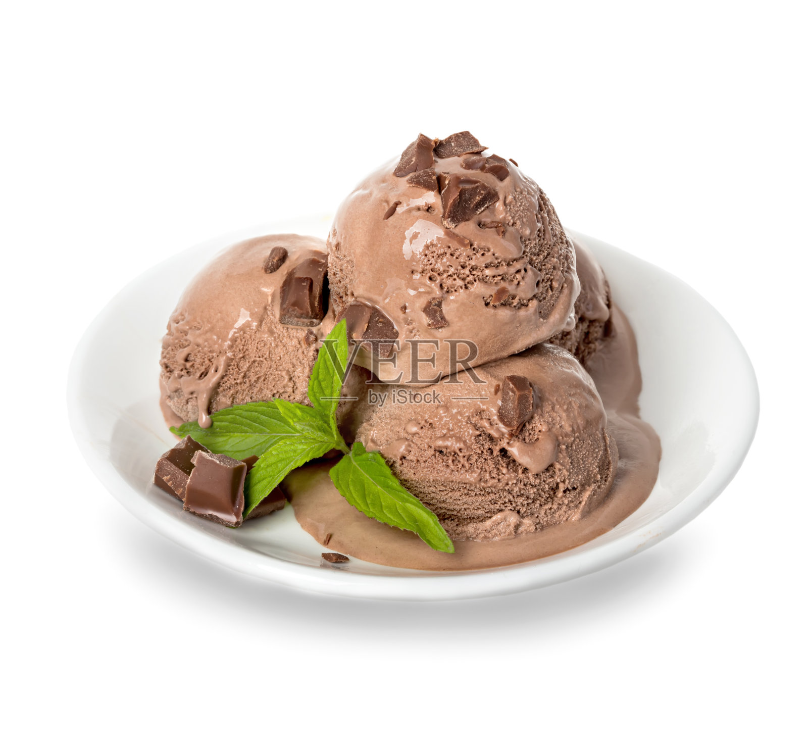 巧克力冰淇淋照片摄影图片