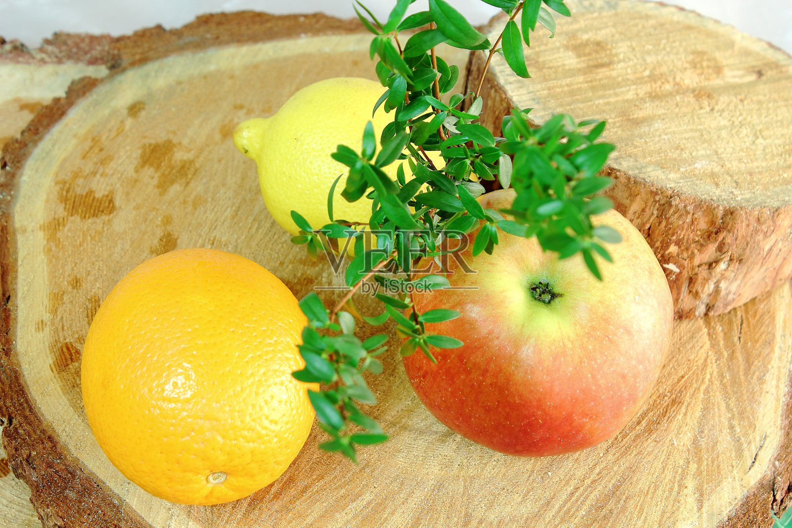 美丽的苹果、橙子和柠檬照片摄影图片