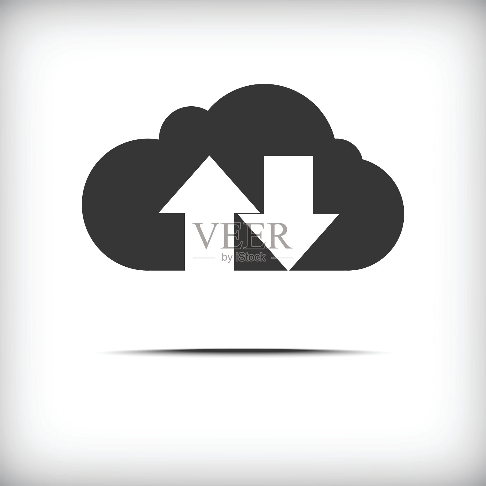 矢量云加载图标设计元素图片