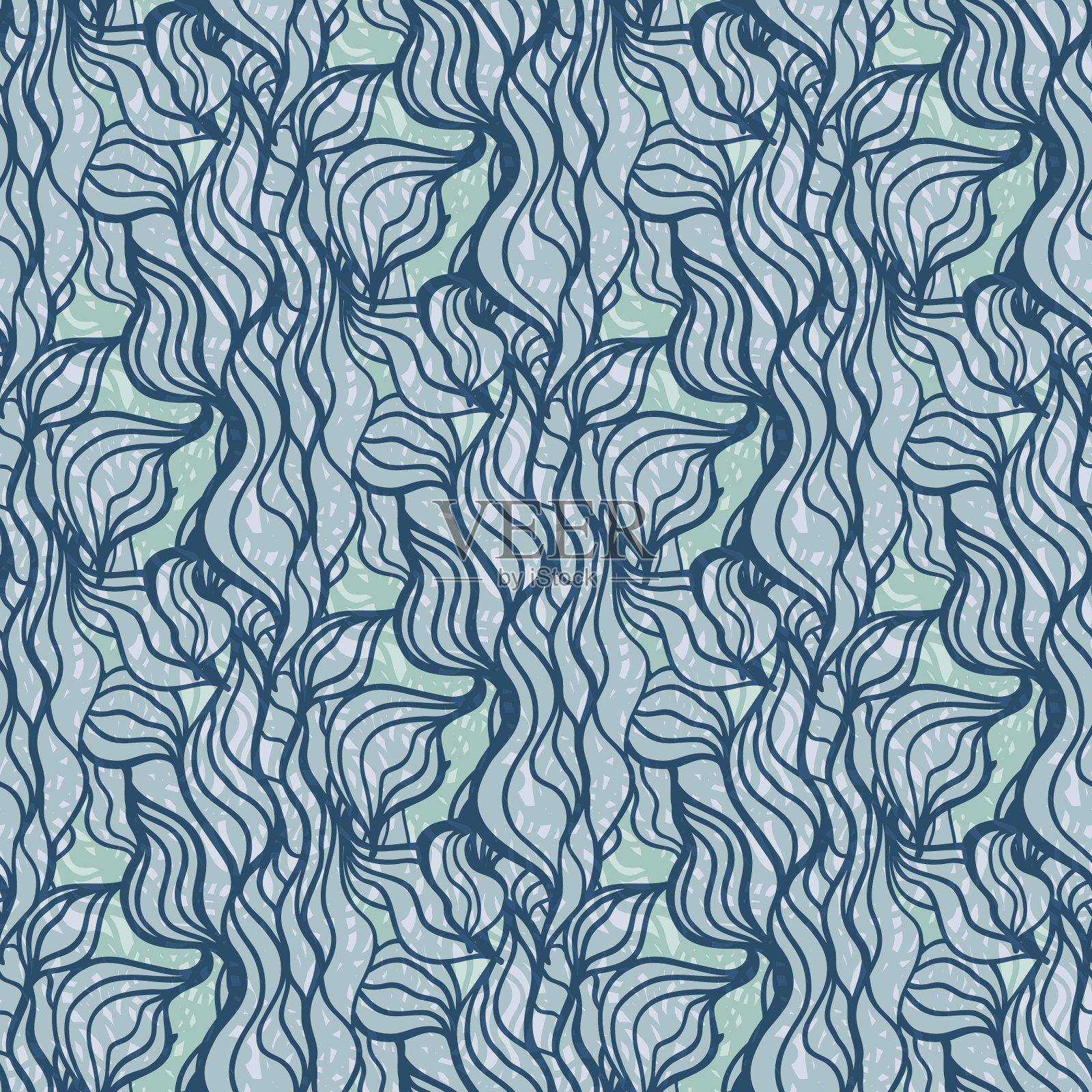 抽象无缝模式插画图片素材