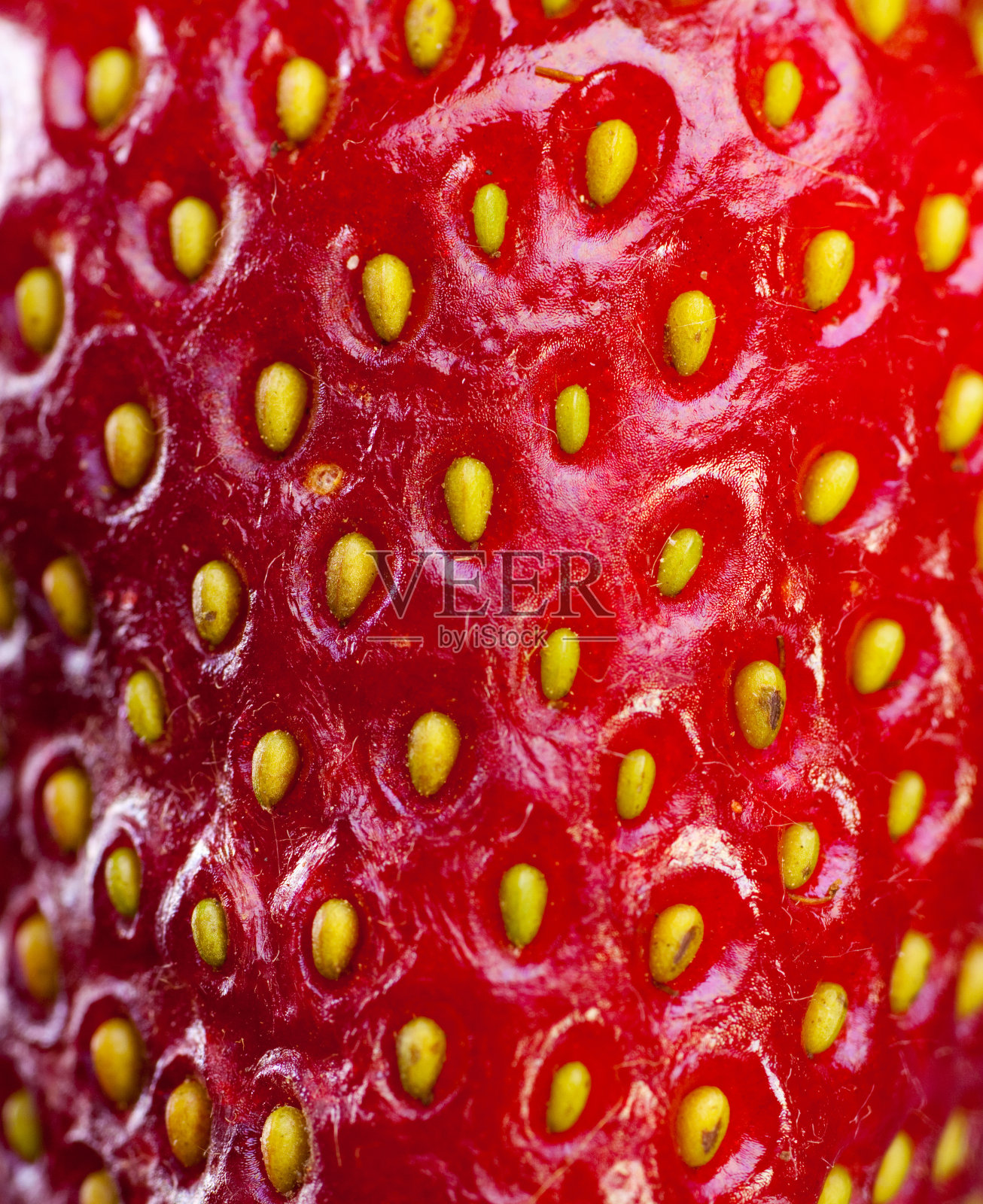 草莓的质地。照片摄影图片