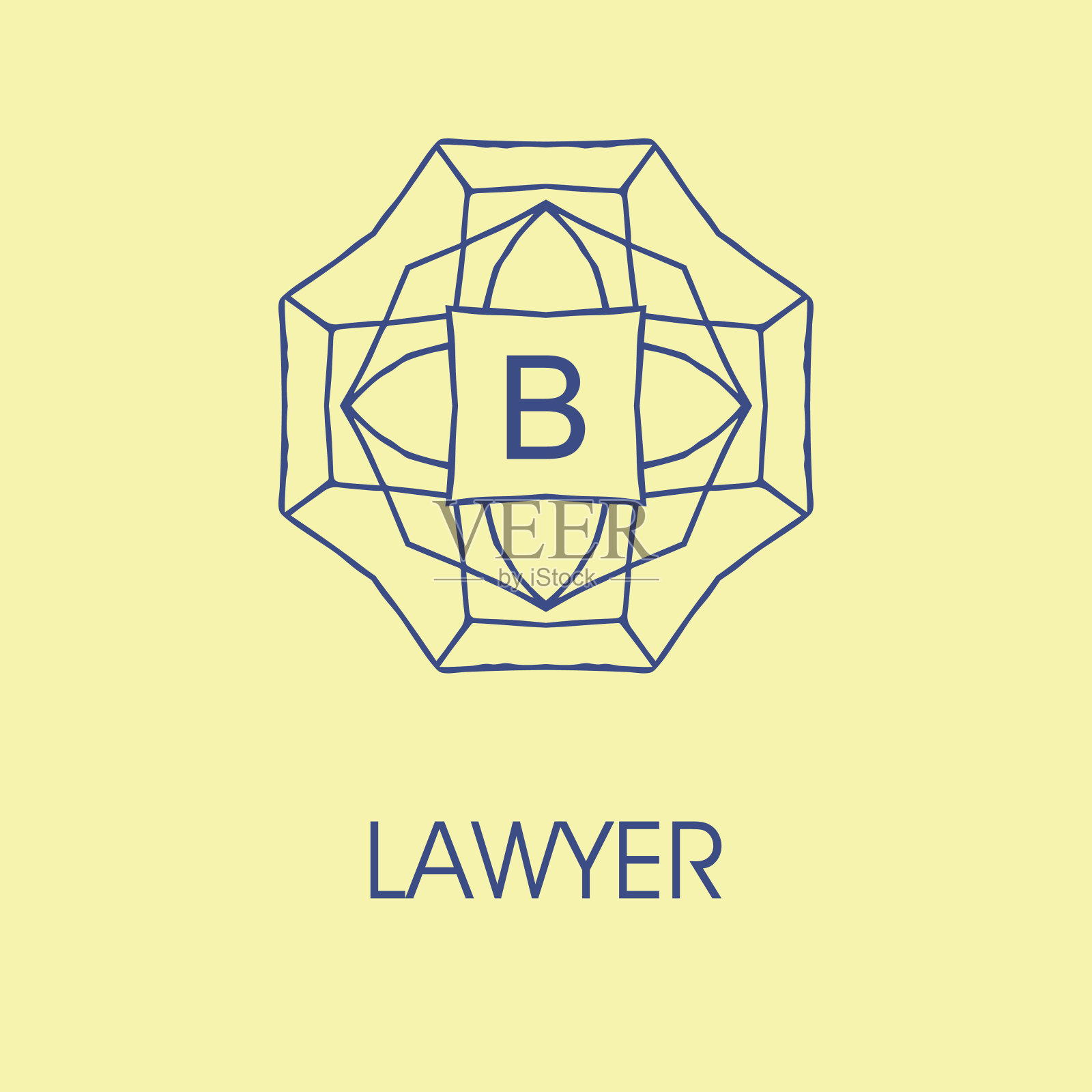 优雅字母组合设计合集。矢量素材。插画图片素材