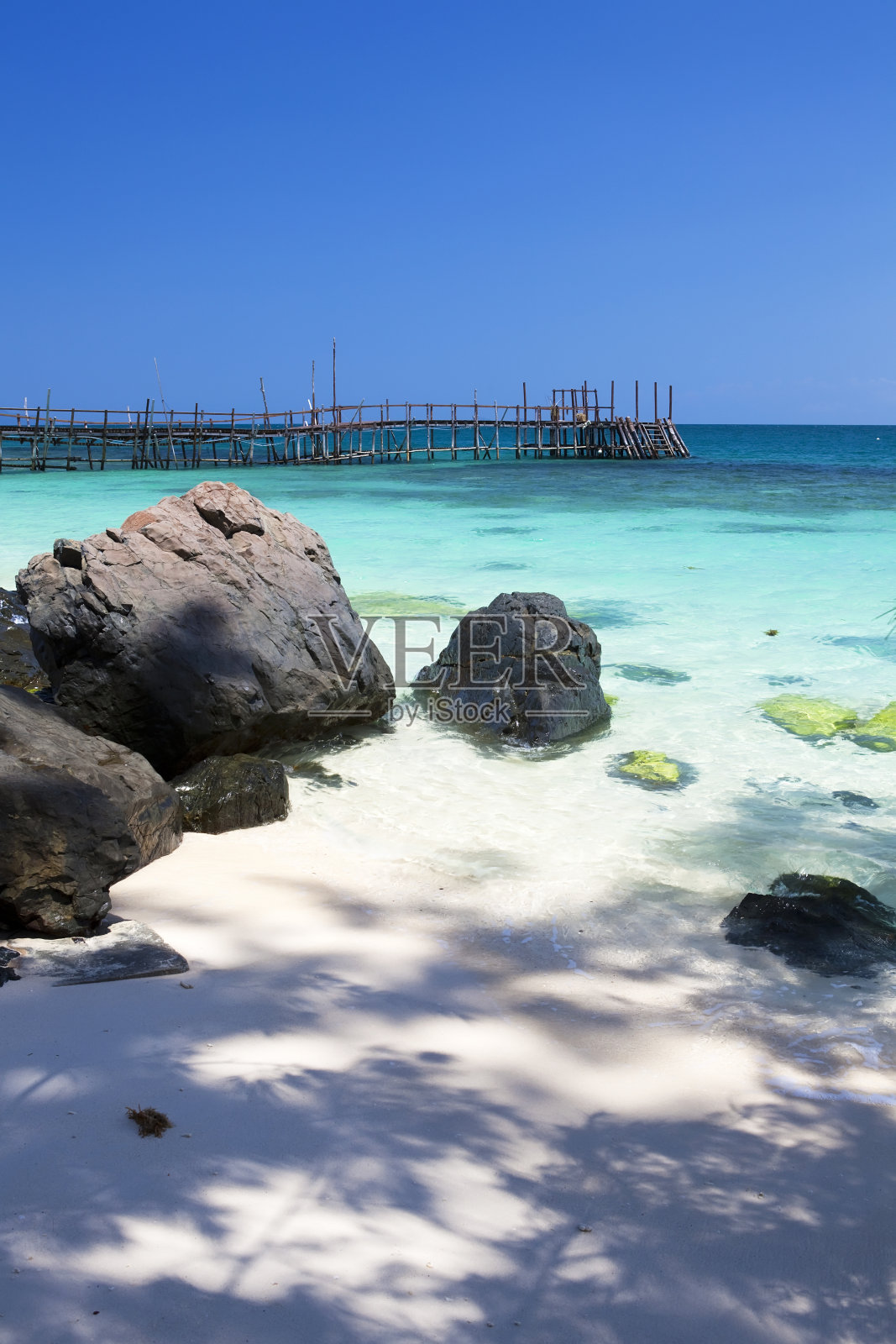 度假的天堂。照片摄影图片