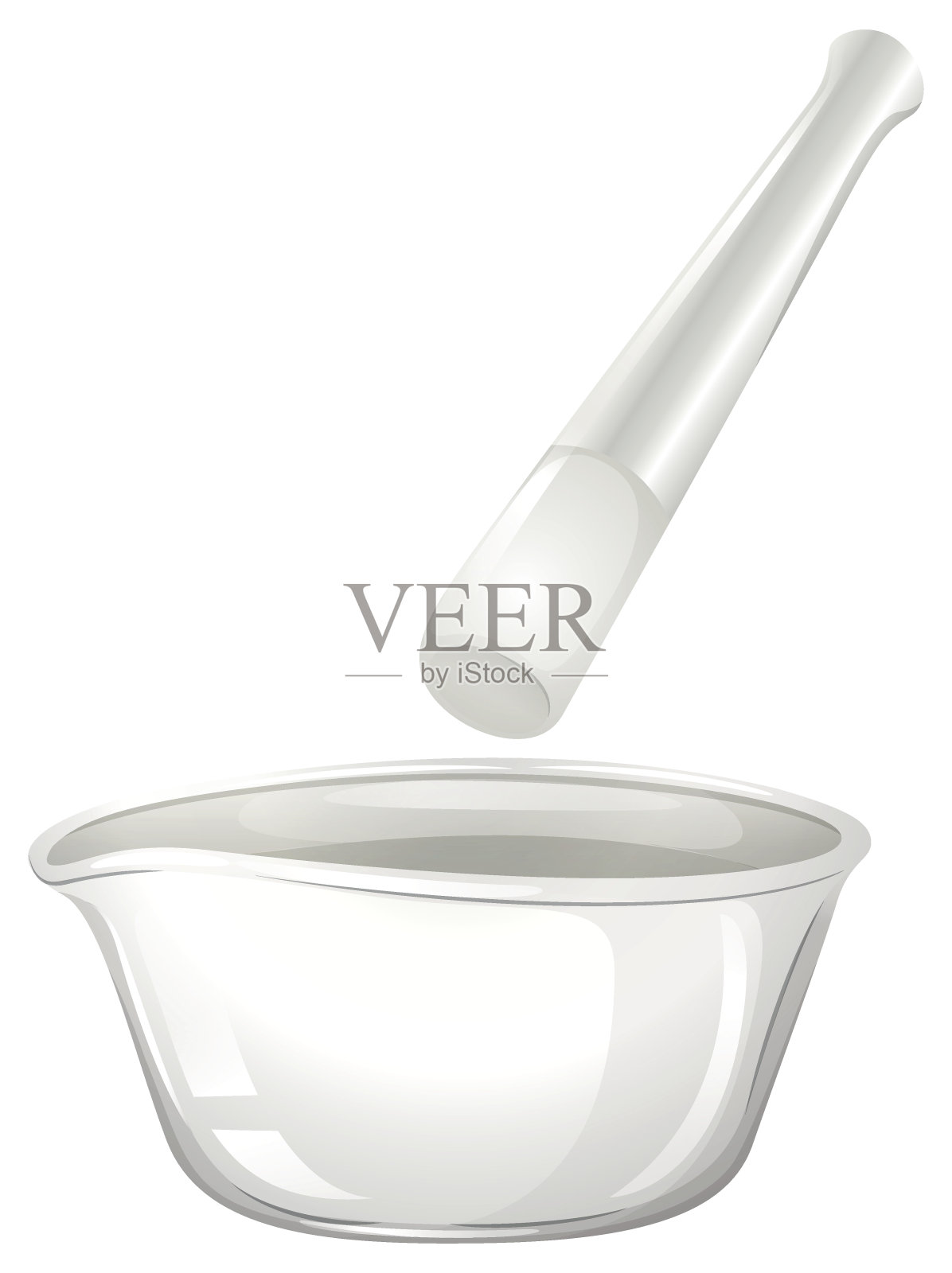 实验室用砂浆插画图片素材