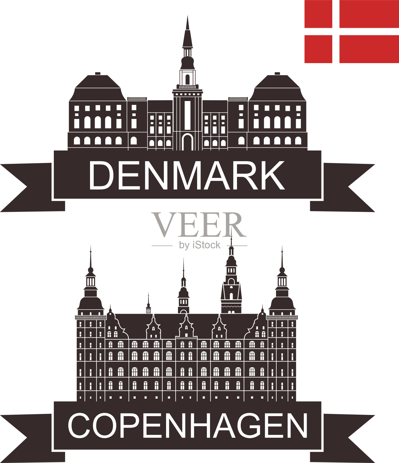 丹麦插画图片素材