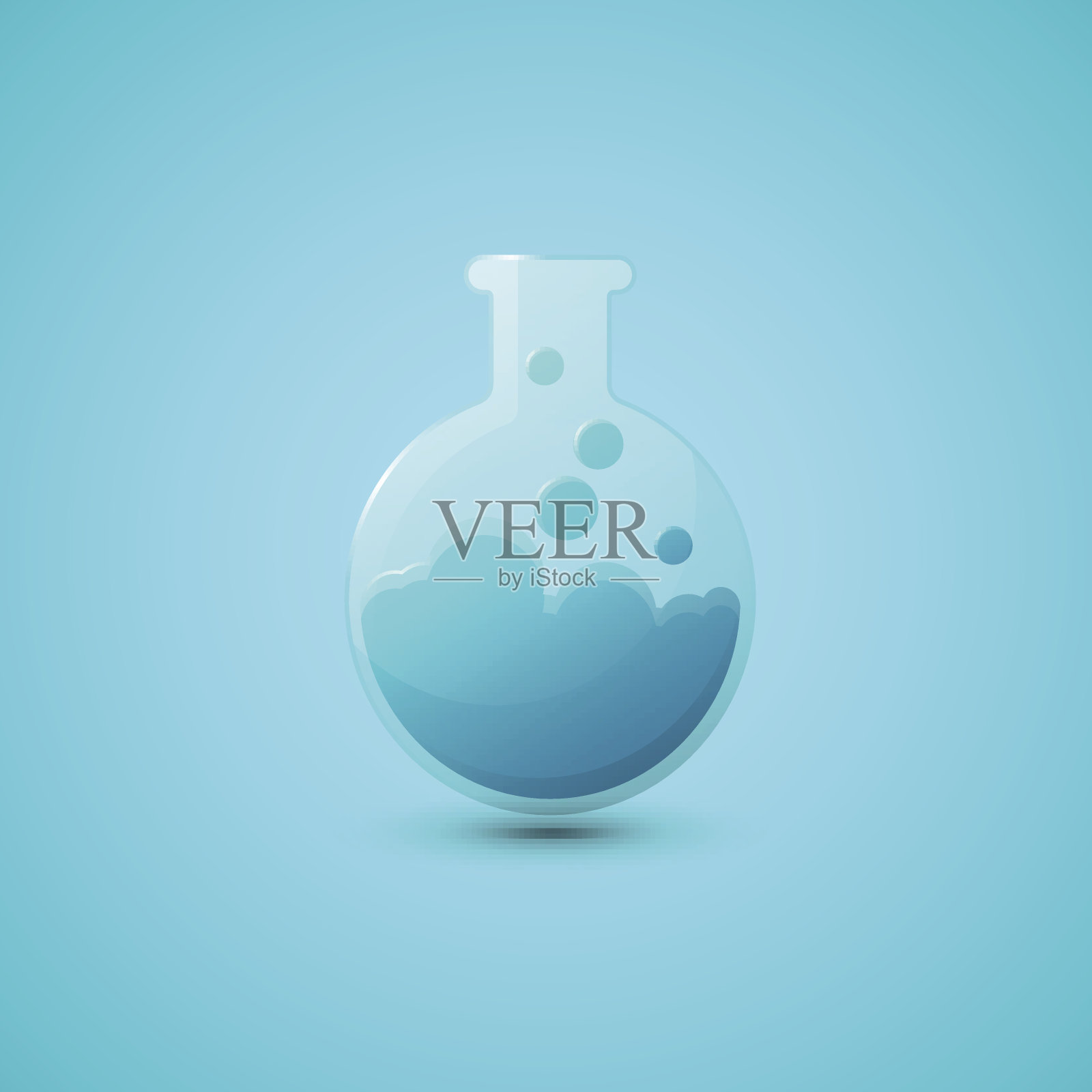 化学实验室瓶插画图片素材