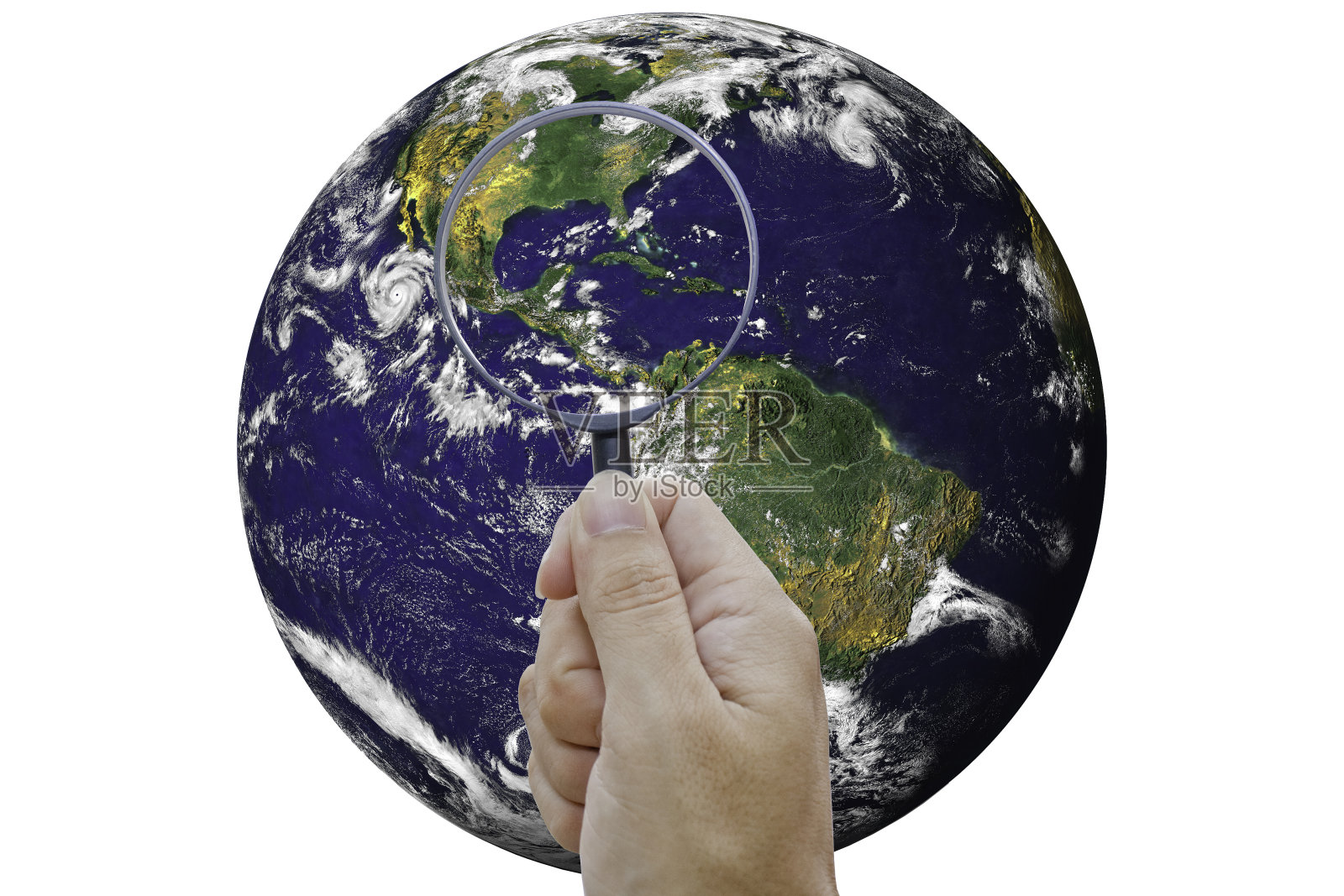 概念探险家地球。照片摄影图片