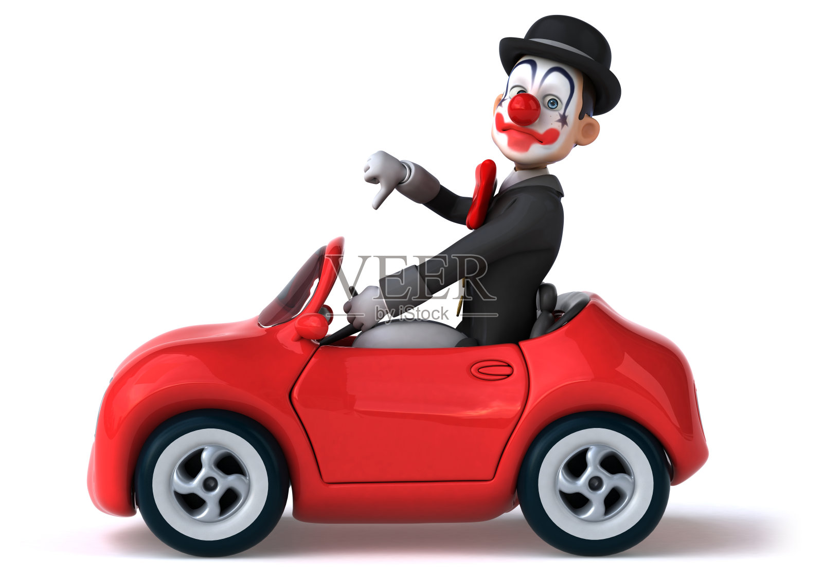 有趣的小丑照片摄影图片