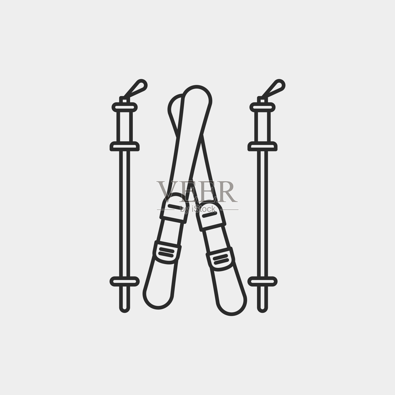 滑板线图标插画图片素材