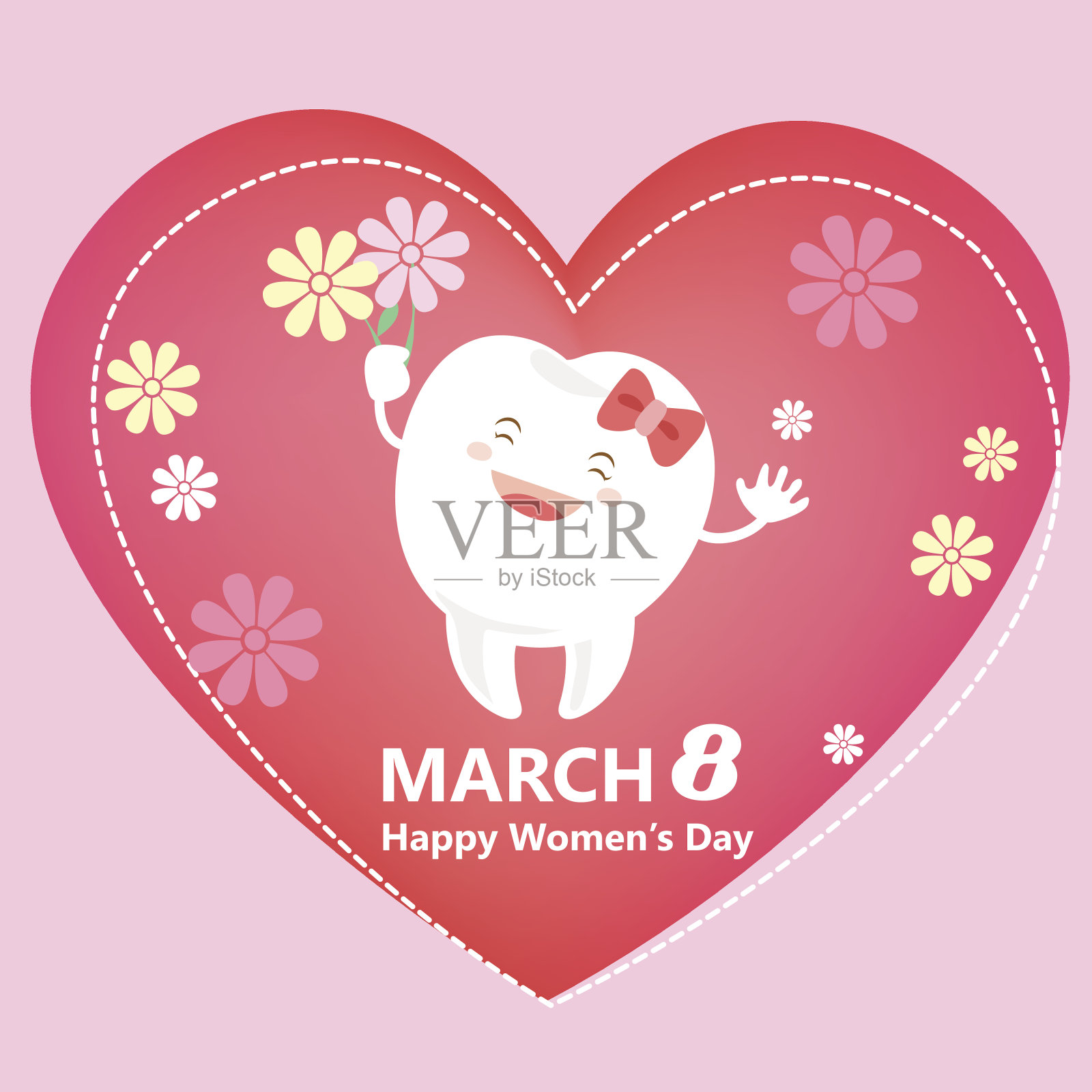 幸福的女人的一天设计模板素材