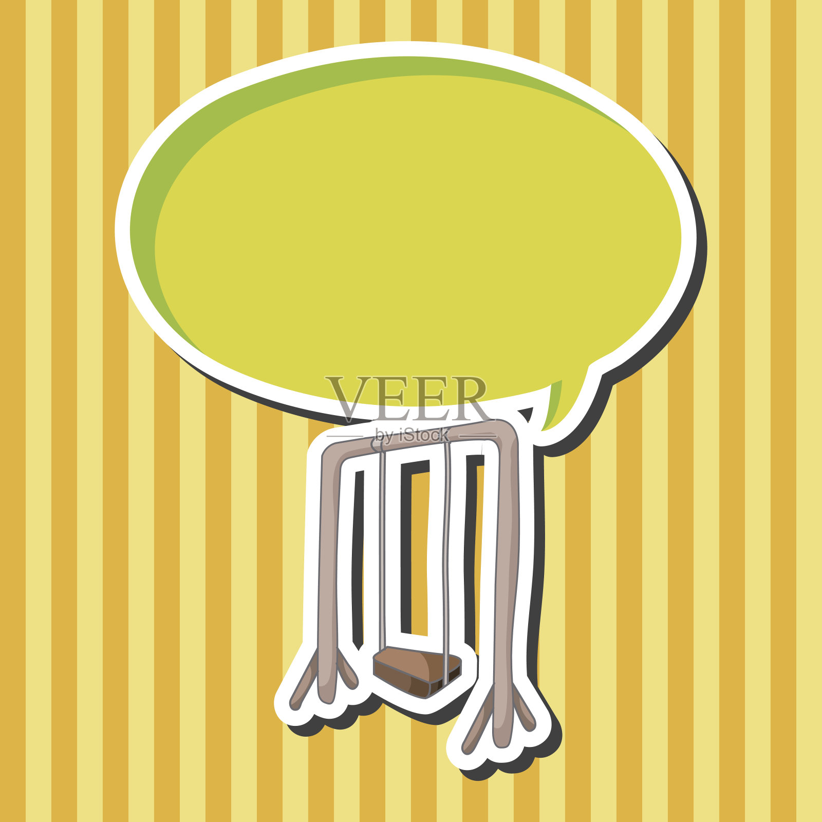 游乐园设施主题元素插画图片素材