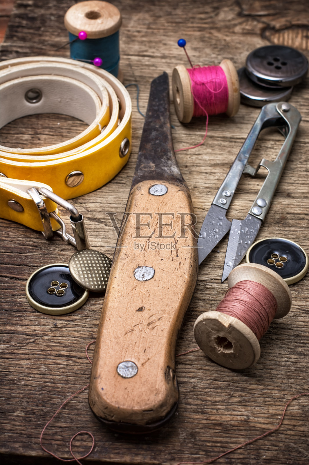 缝纫工具照片摄影图片