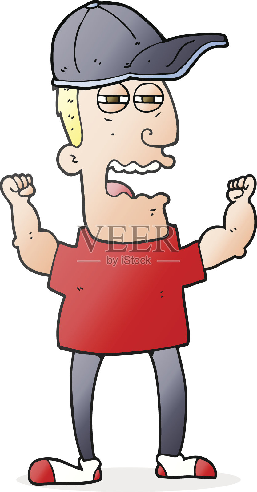 卡通强调人设计元素图片