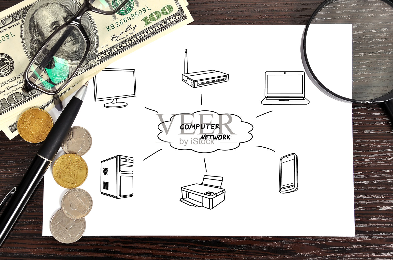 出击拿到了照片摄影图片