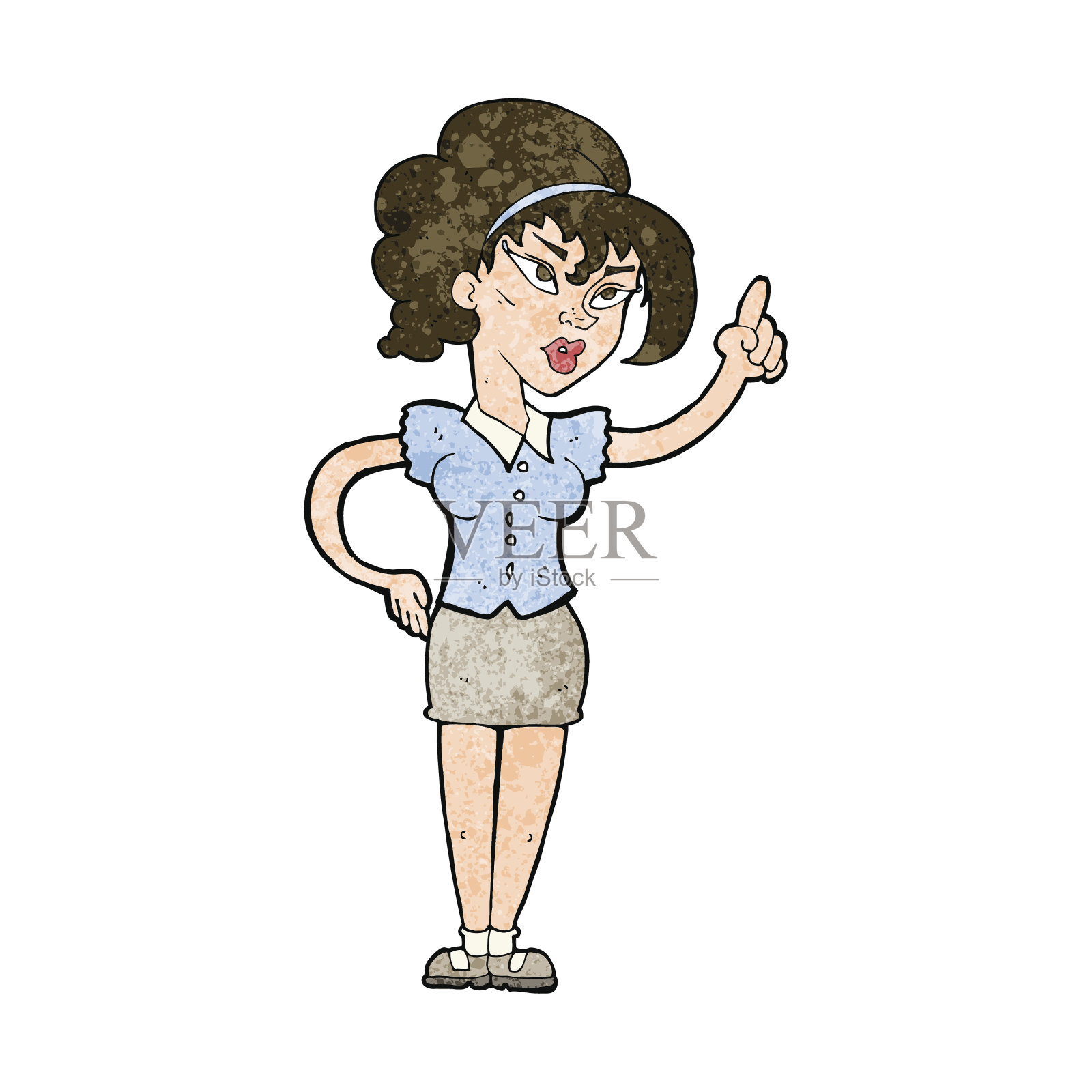 有创意的卡通女人设计元素图片