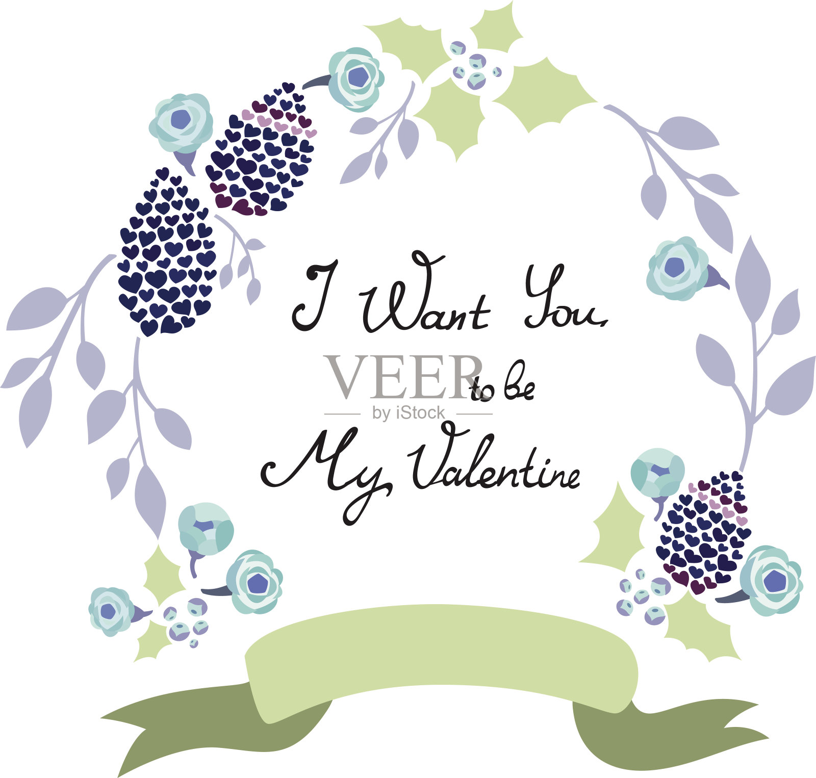 花环设计模板素材