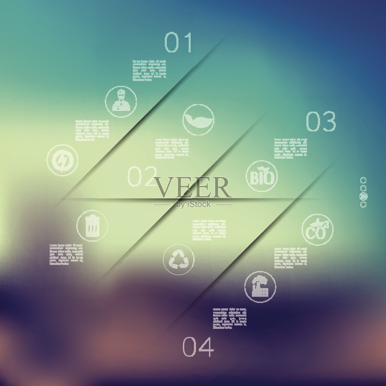 生态信息图背景不明确插画图片素材