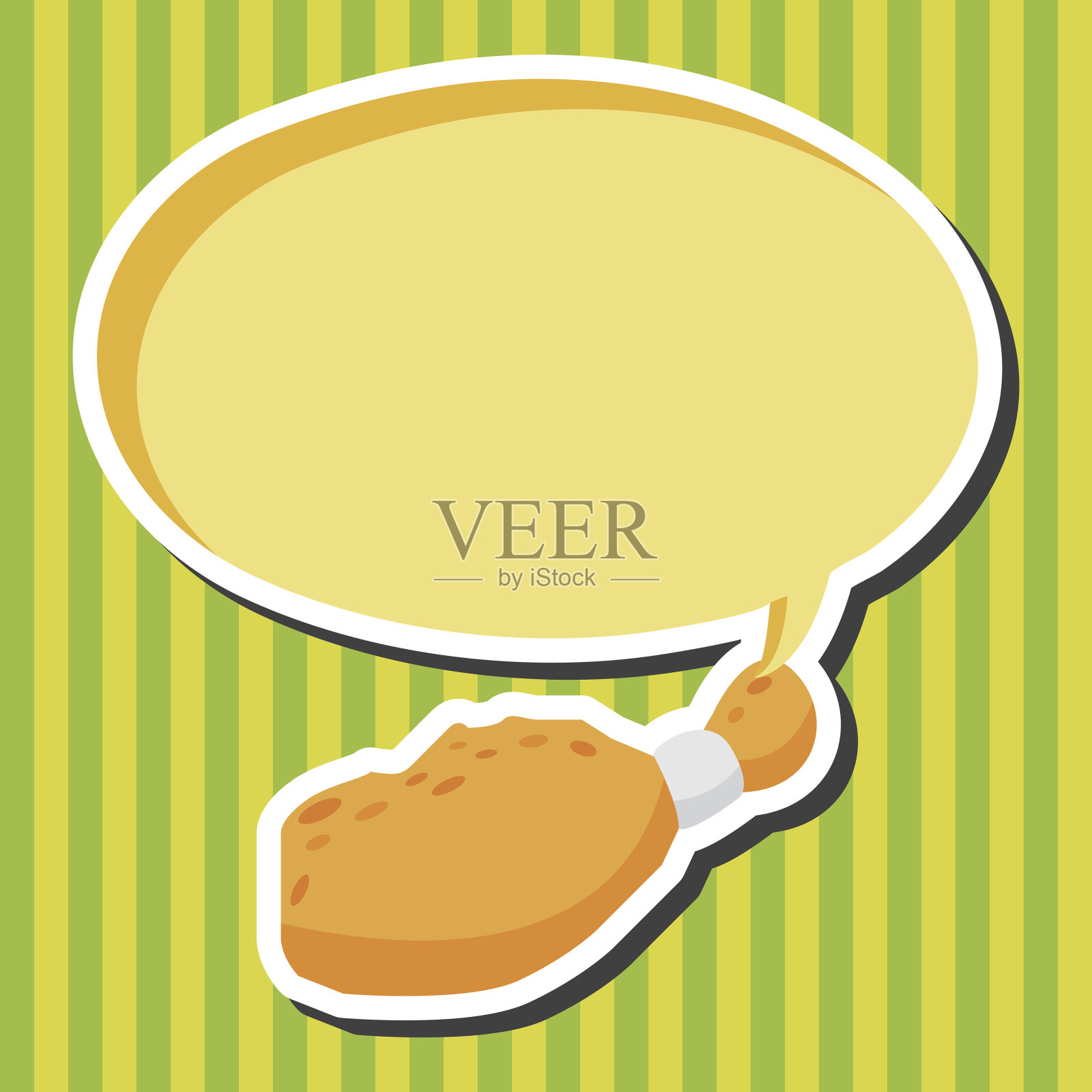 快餐鸡肉主题元素设计元素图片