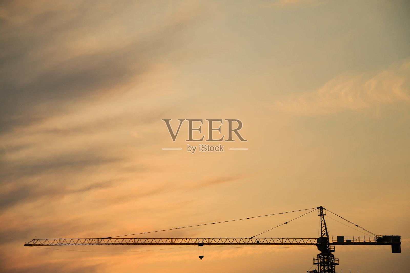 日落时鹤的剪影照片摄影图片