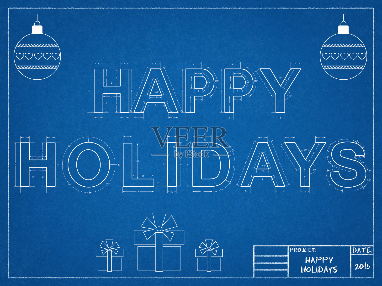 节日快乐蓝图照片摄影图片