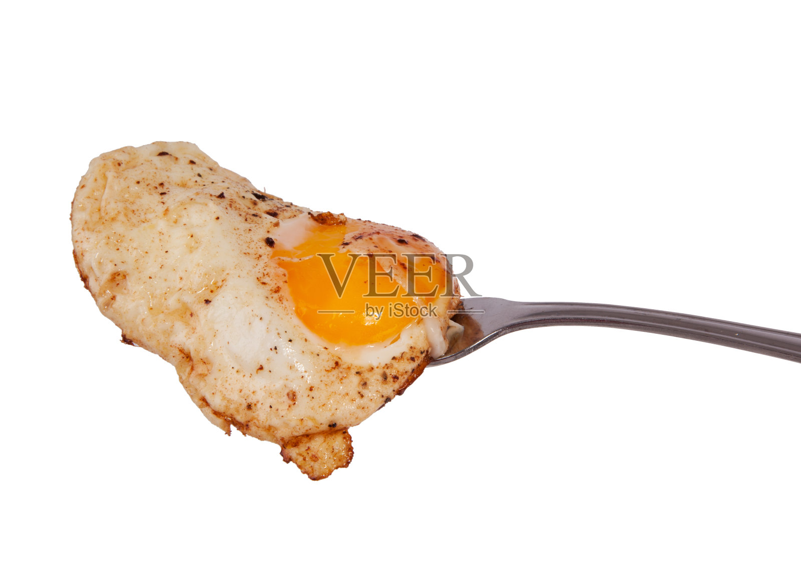 用叉子煎蛋照片摄影图片