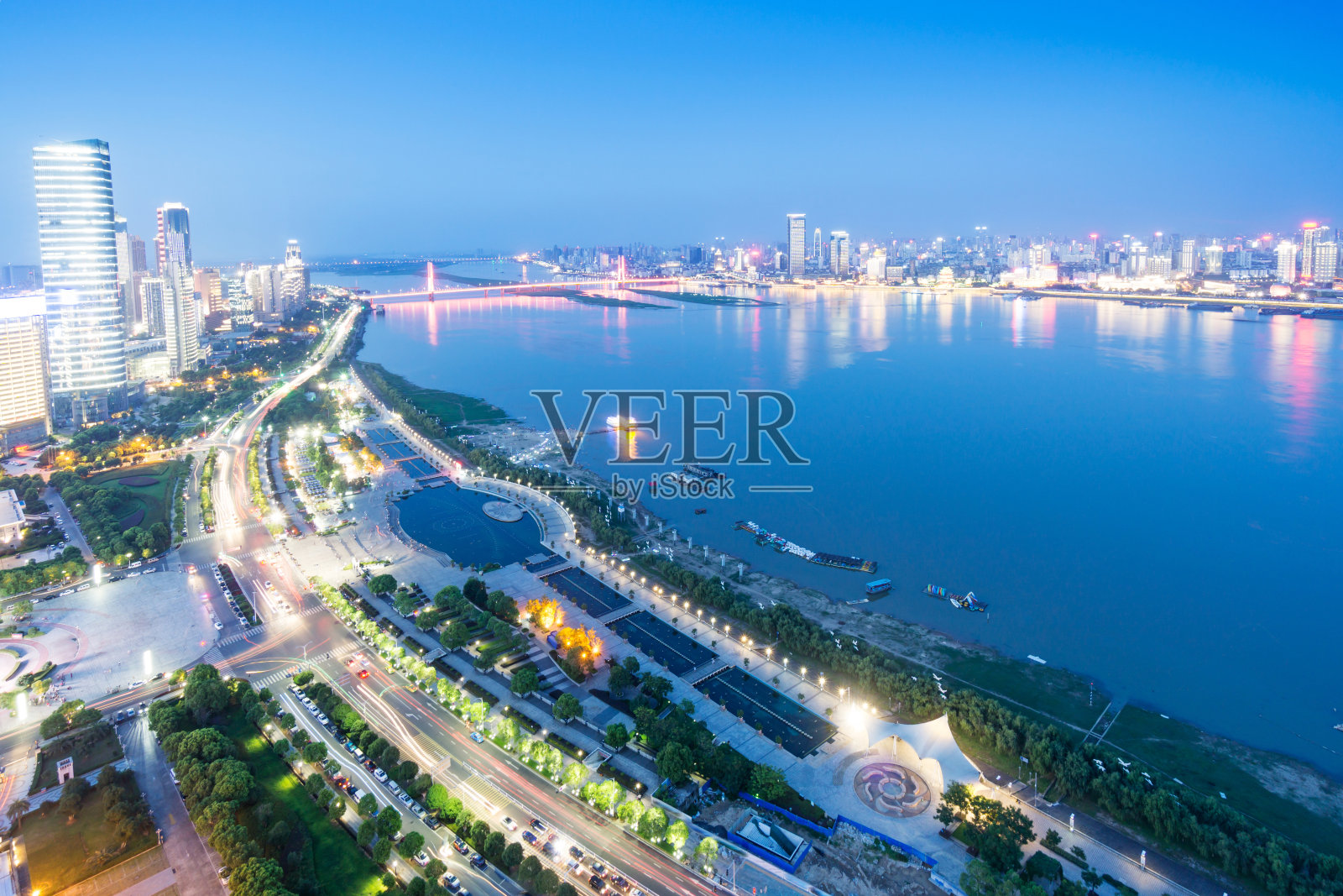 鸟瞰中国南昌照片摄影图片