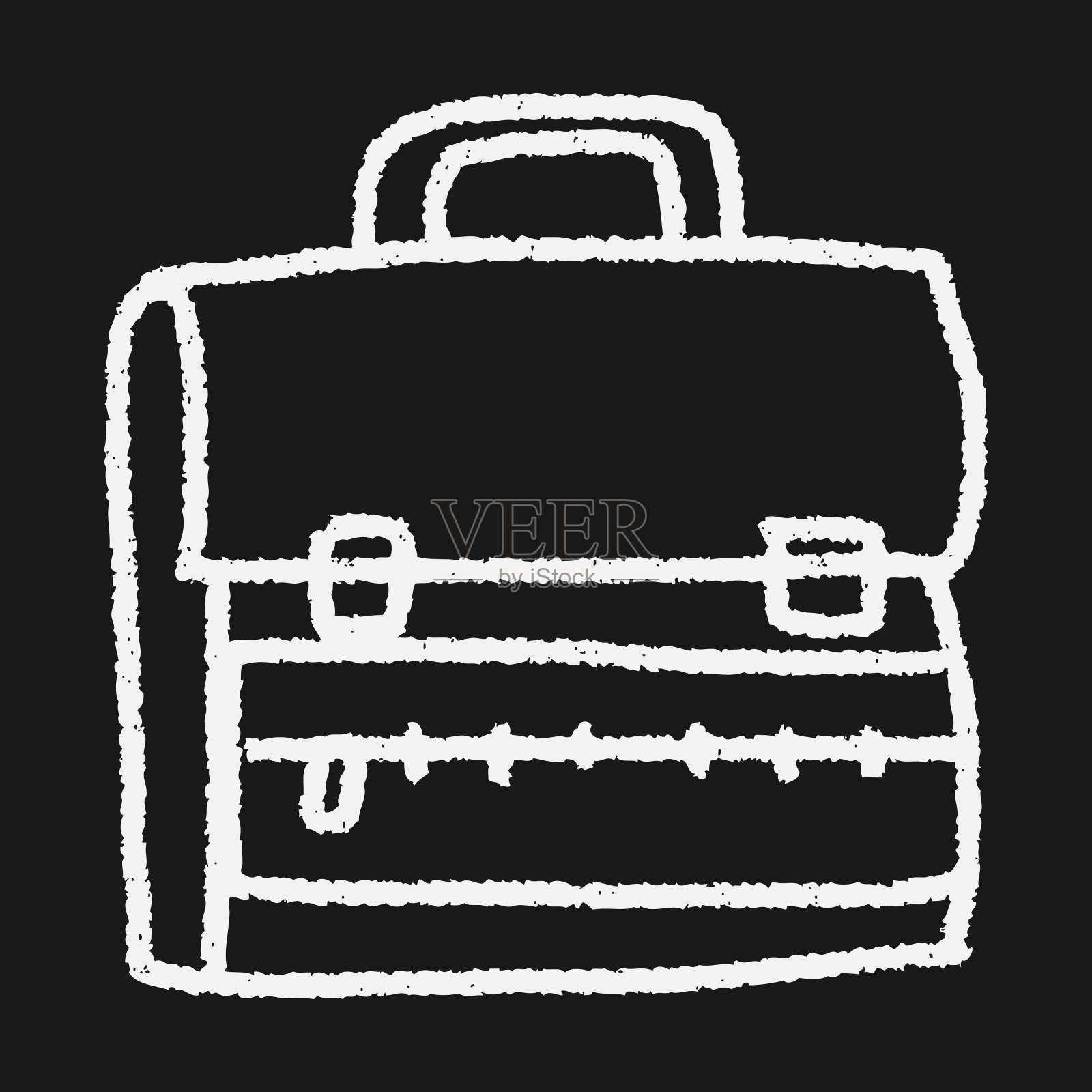 涂鸦的书包插画图片素材