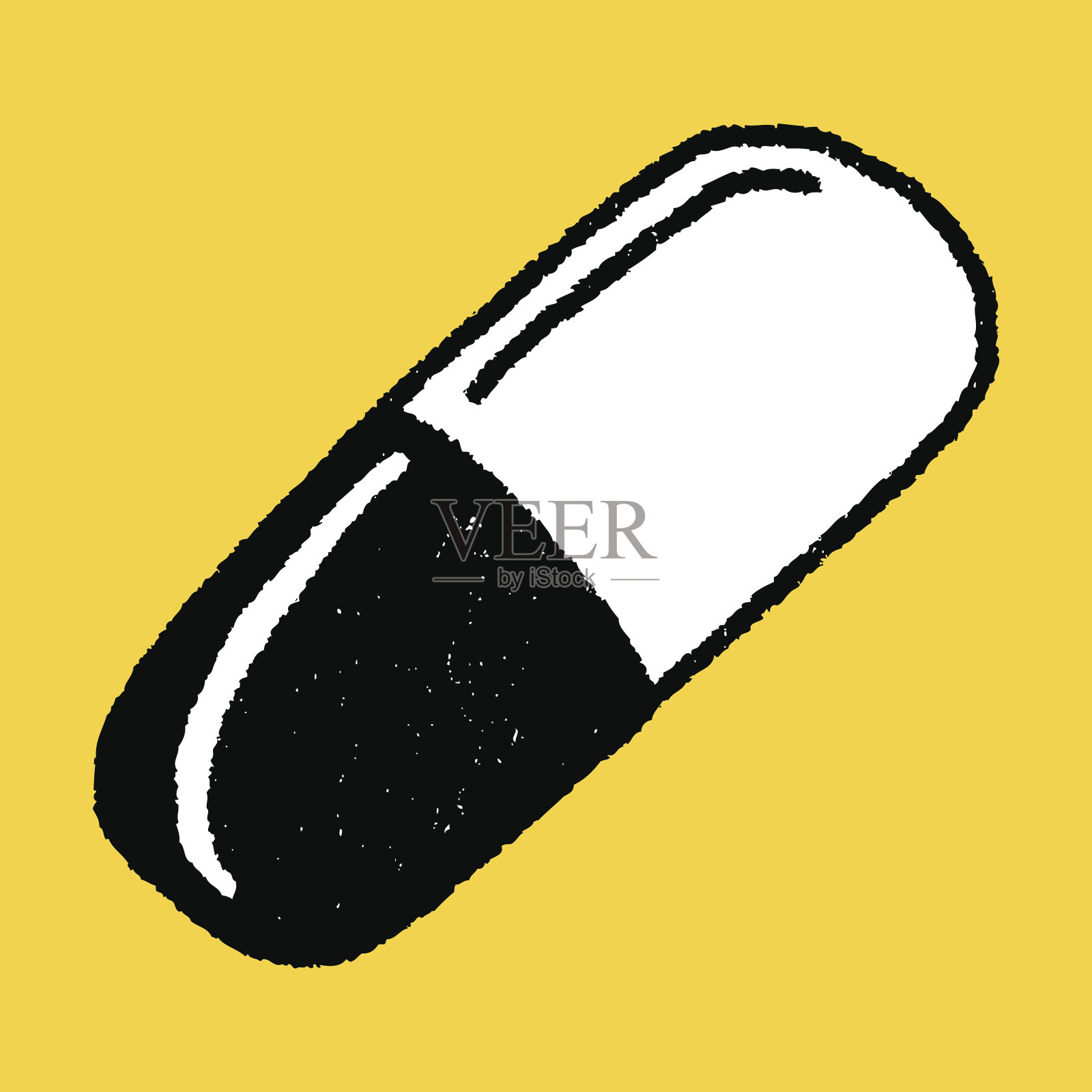 涂鸦医学插画图片素材