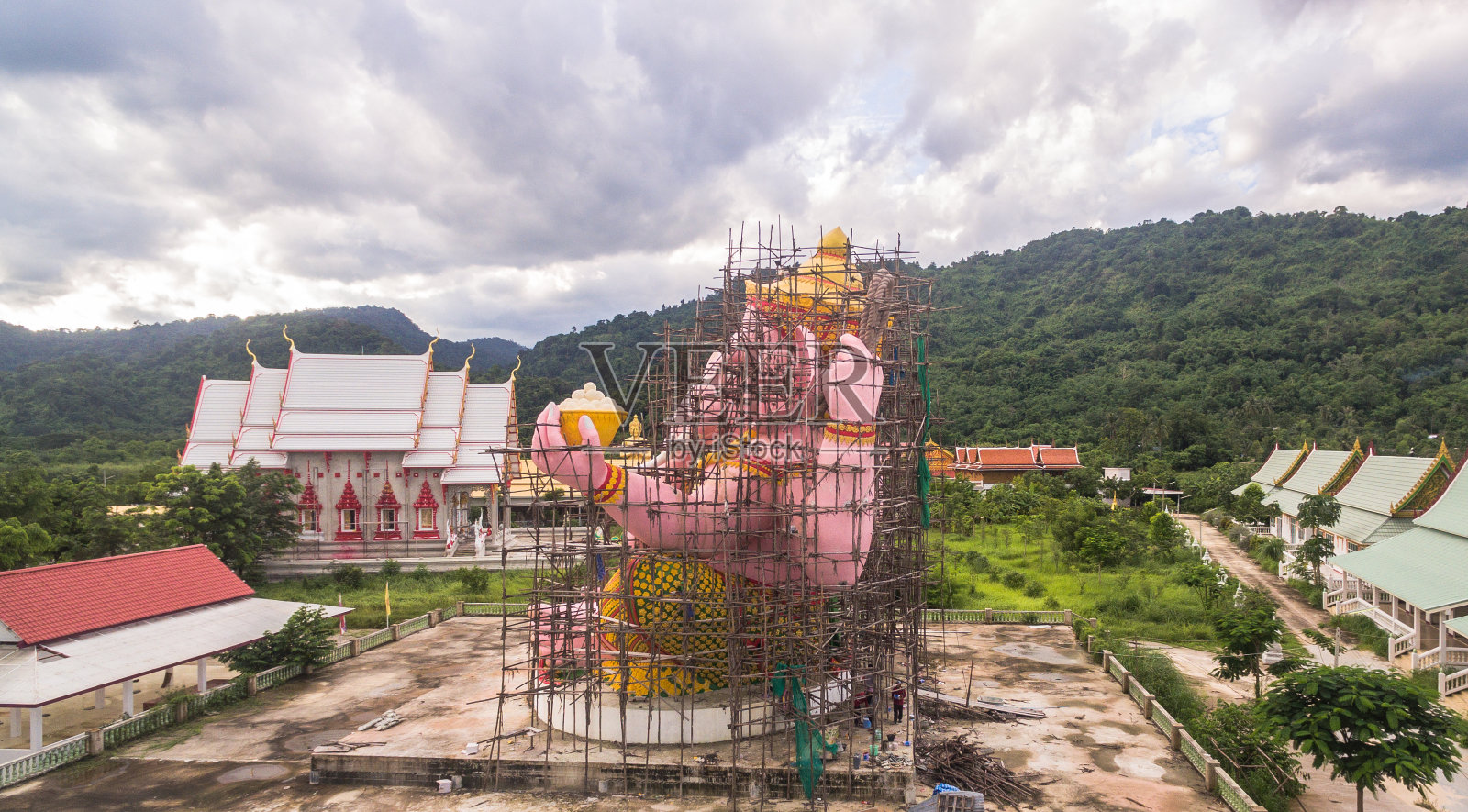 建筑粉红色Ganesh照片摄影图片