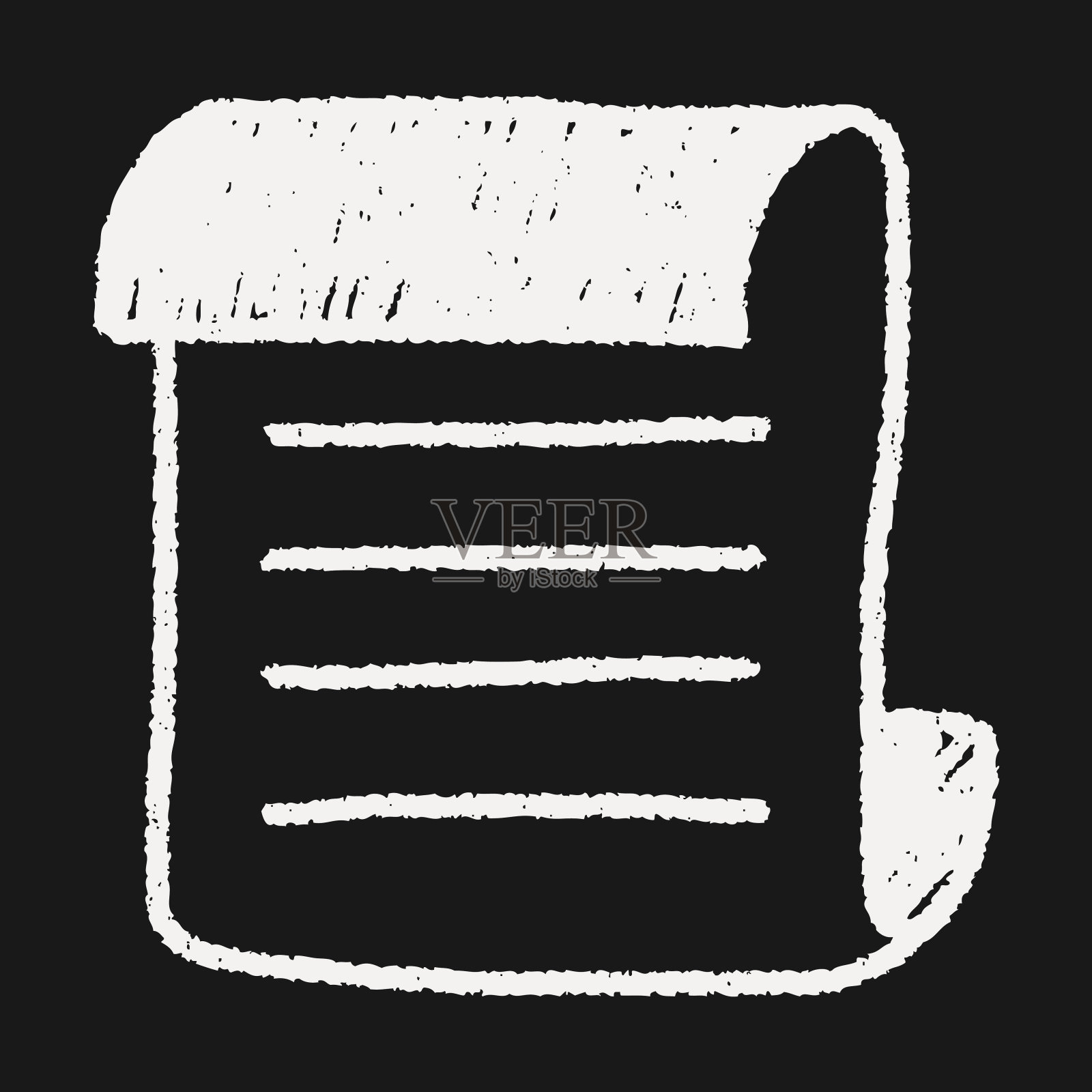 注意涂鸦画插画图片素材