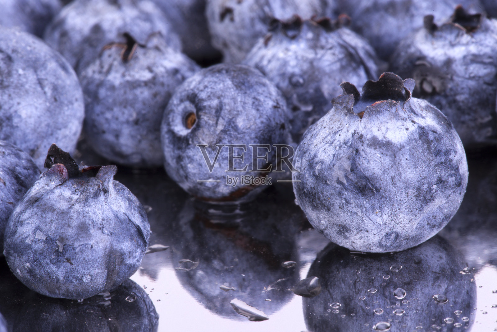 新鲜的越桔。特写镜头背景照片摄影图片