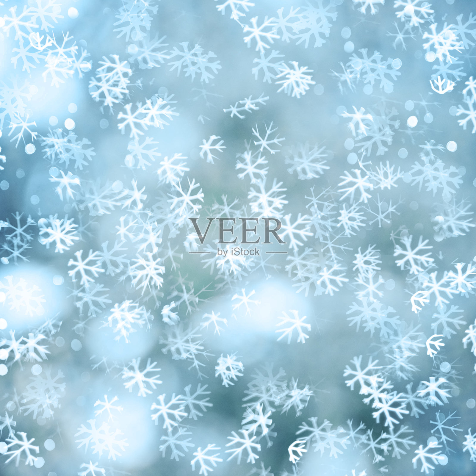 寒假背景雪。散景照片摄影图片