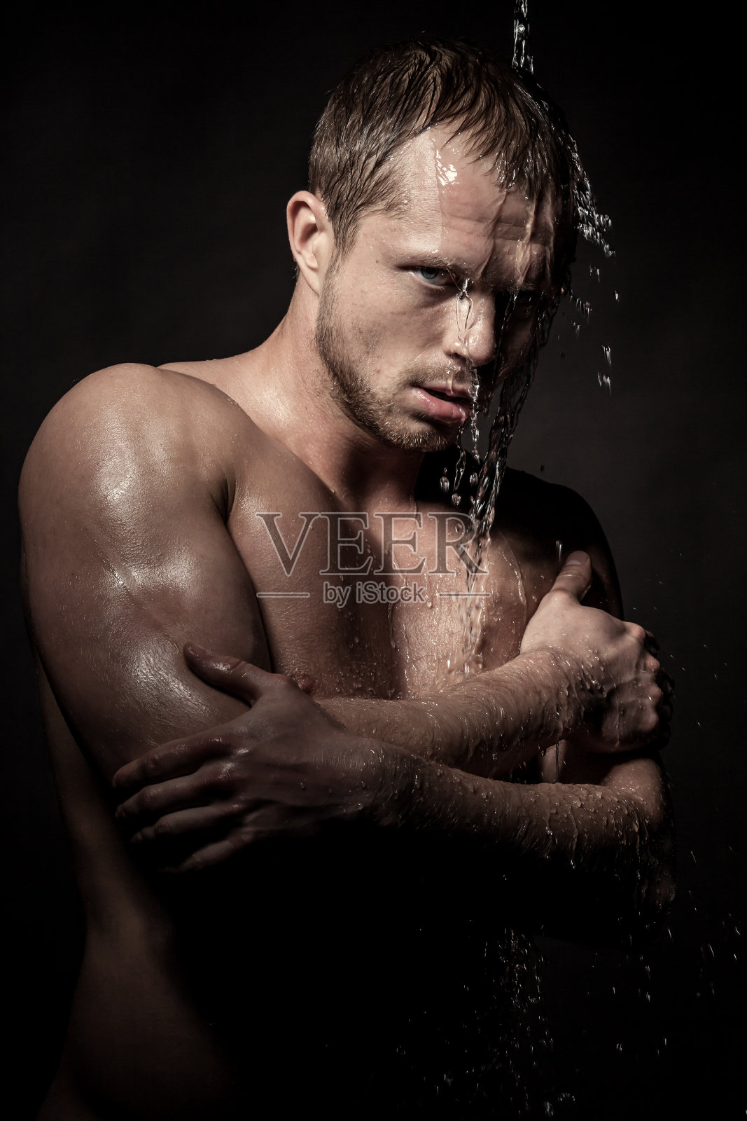 英俊的运动员照片摄影图片