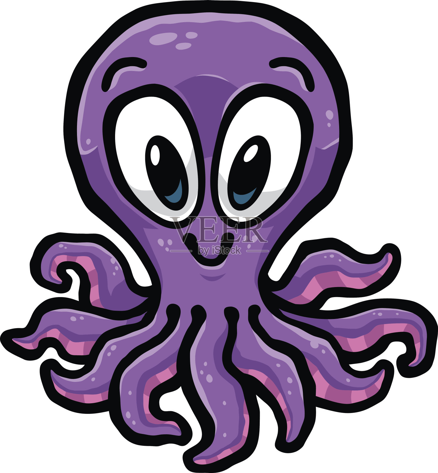卡通章鱼设计元素图片