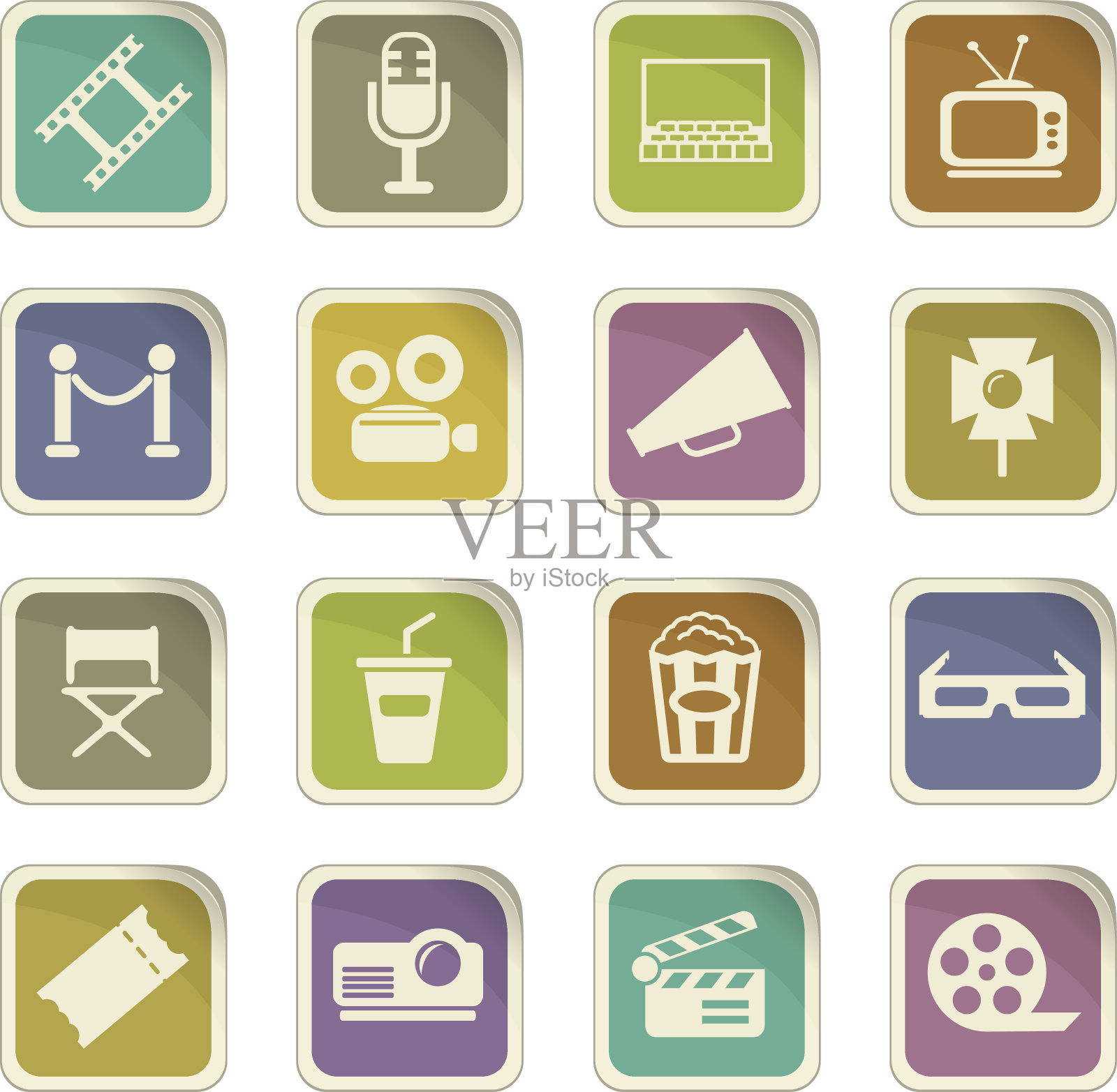 电影图标设置图标素材