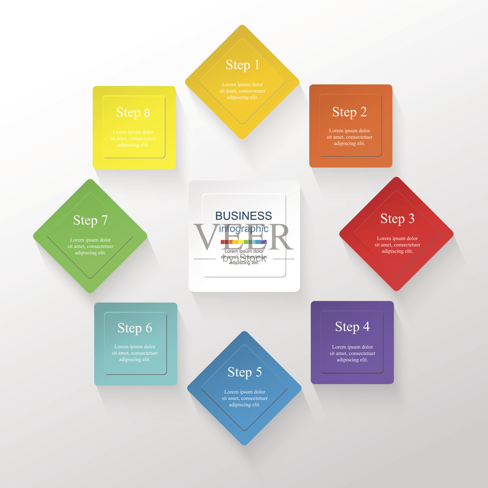 报告的模板插画图片素材