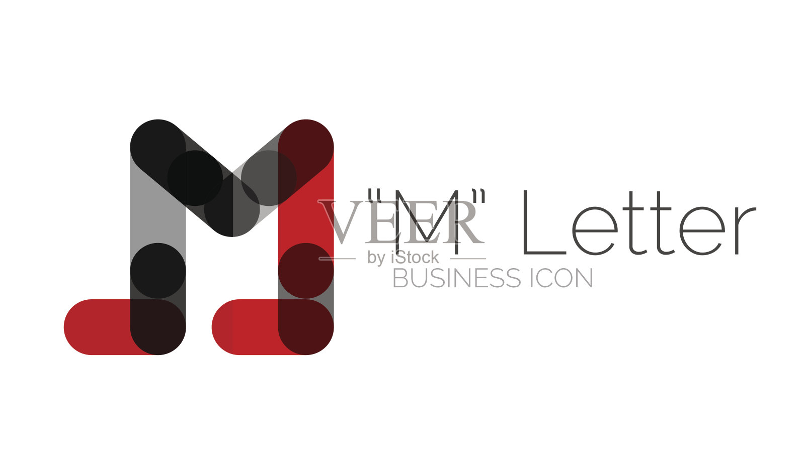 最小字体或字母图标设计插画图片素材