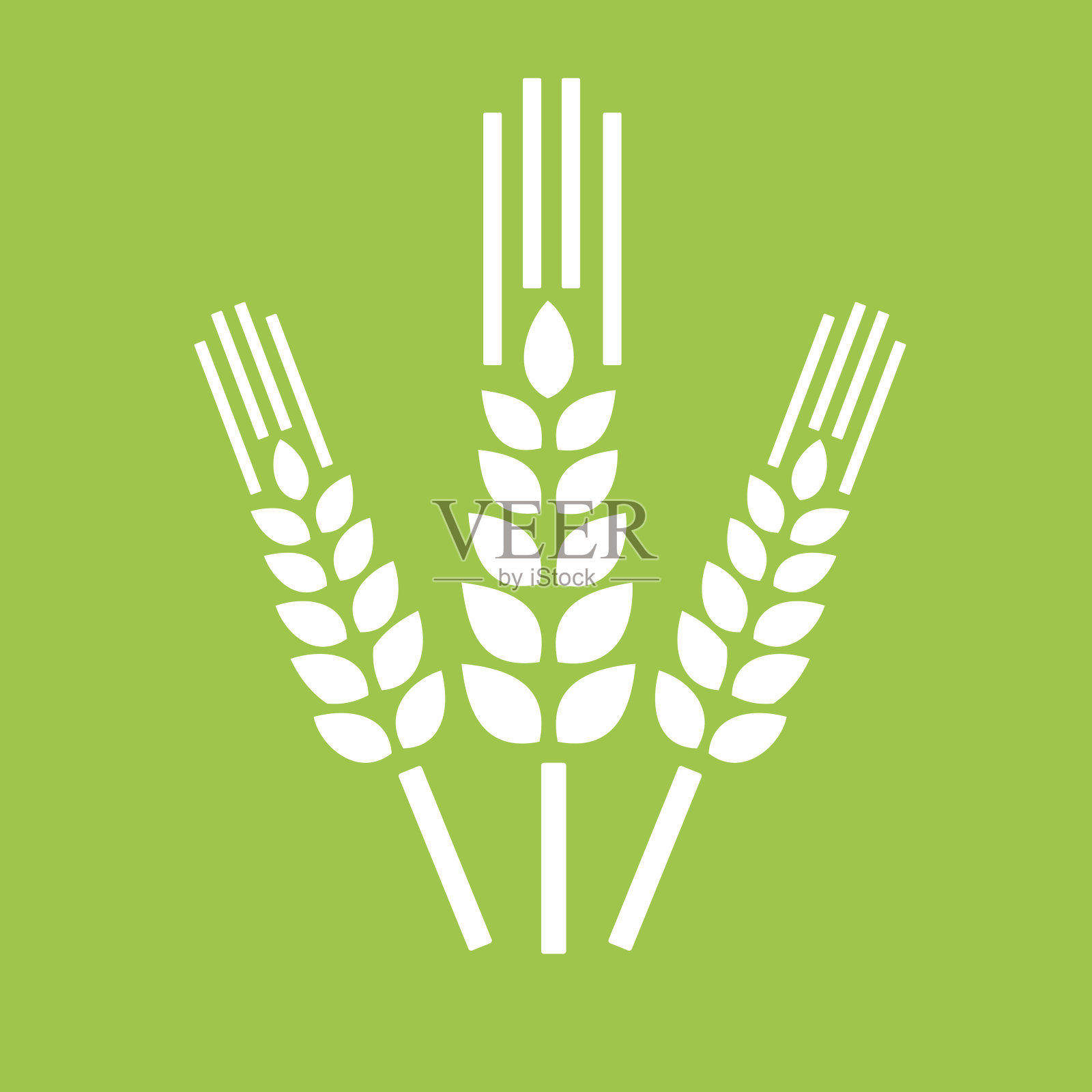 小麦农场概念设计插画图片素材