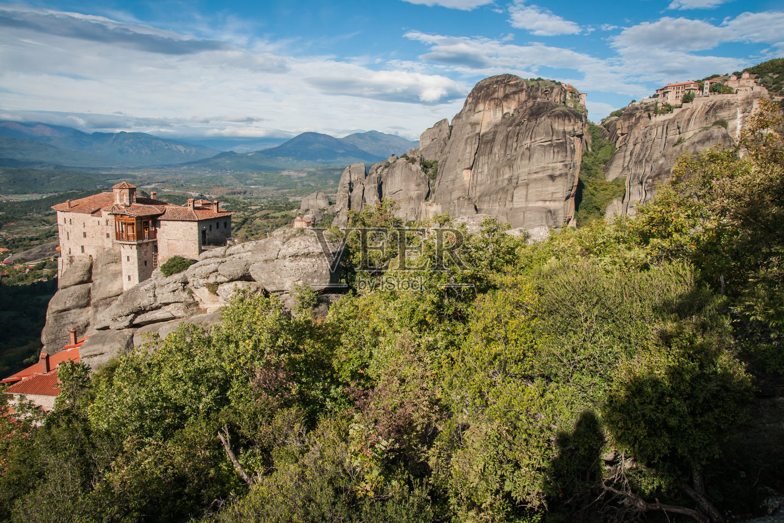希腊迈特拉的Varvara Rusanov修道院照片摄影图片