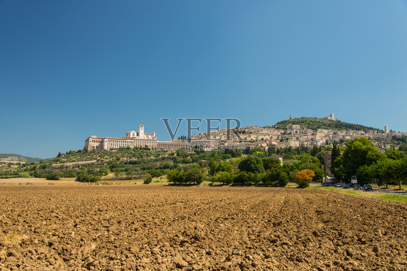 阿西西全景照片摄影图片