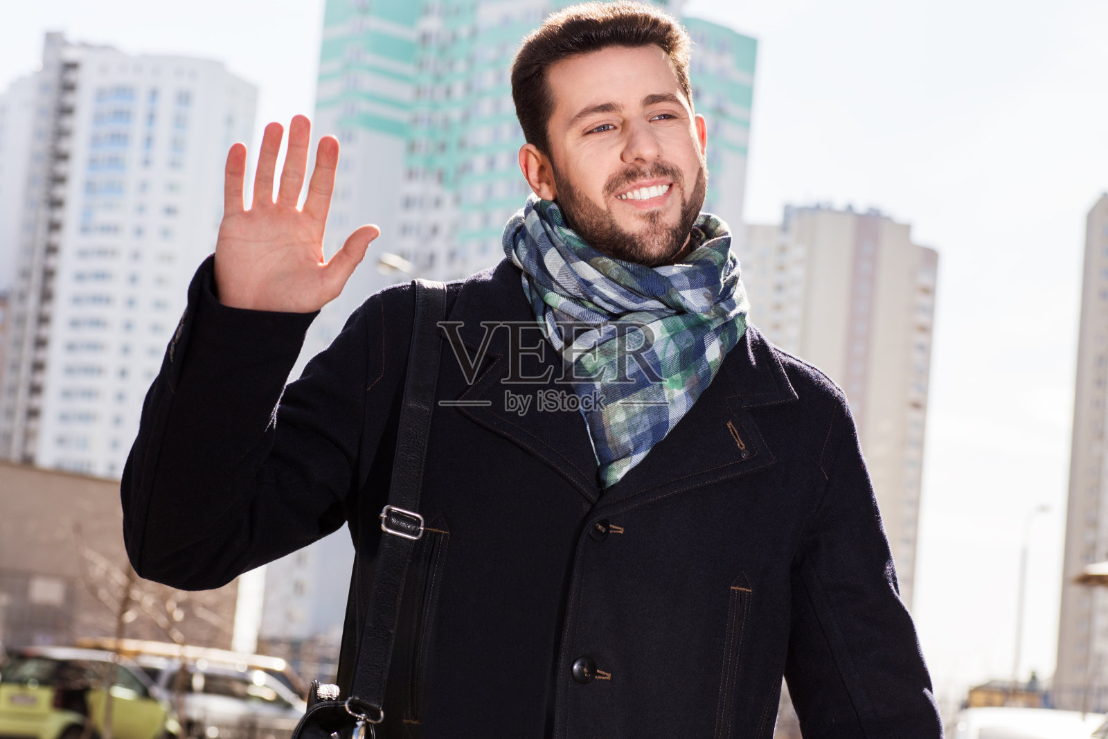 人微笑照片摄影图片