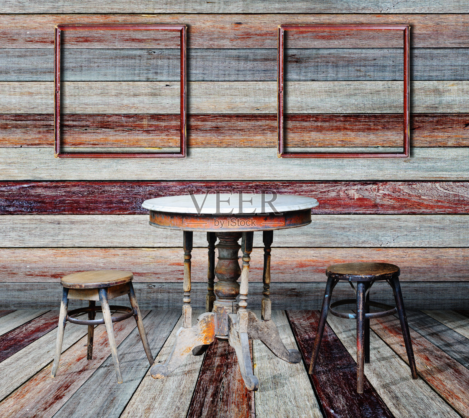 相框和家具。照片摄影图片