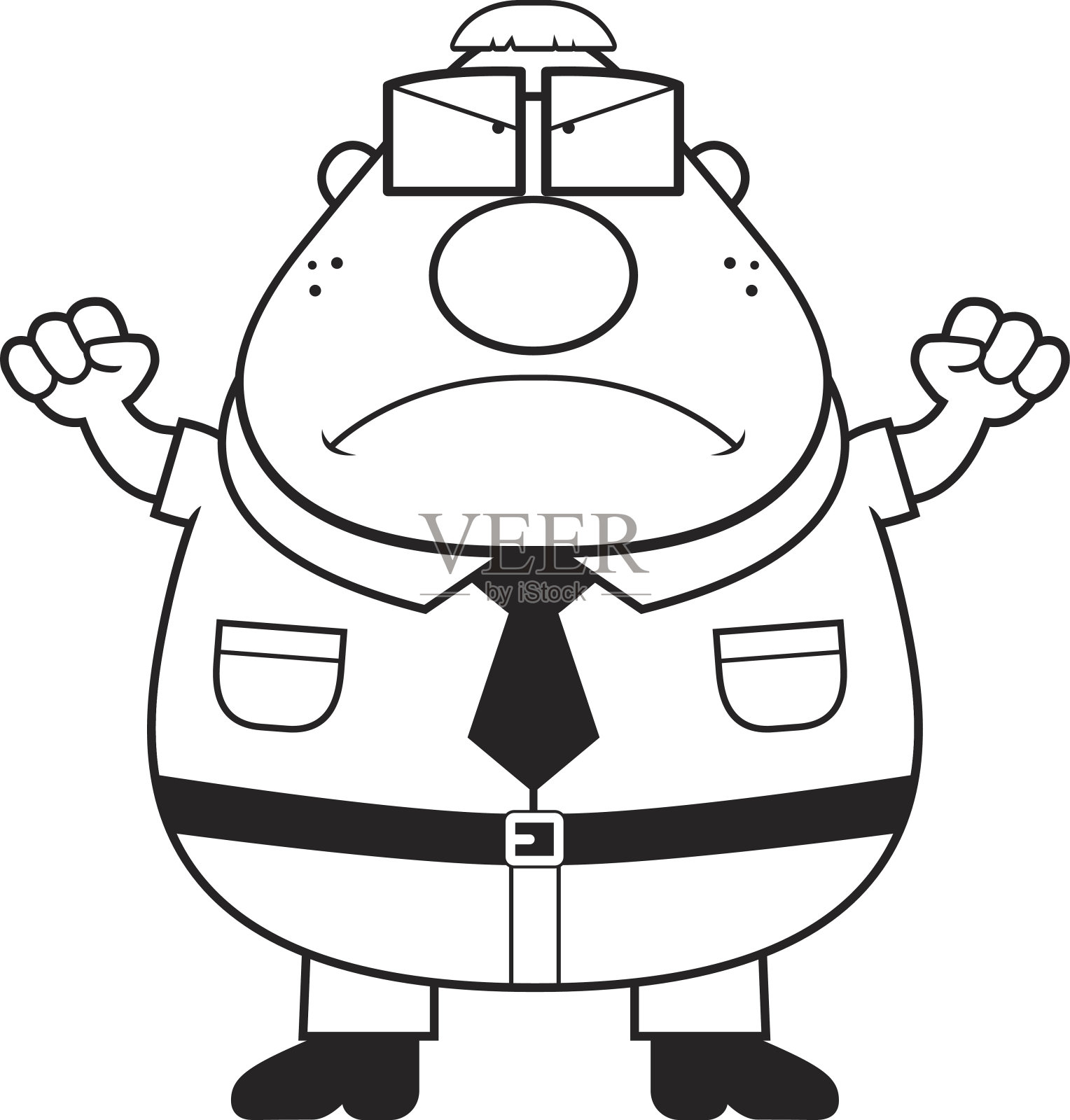 愤怒的书呆子设计元素图片