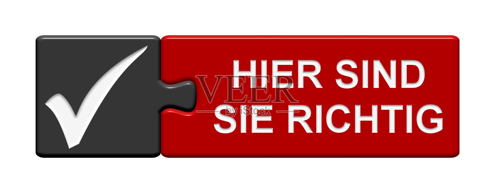 拼图按钮:你就在这里照片摄影图片