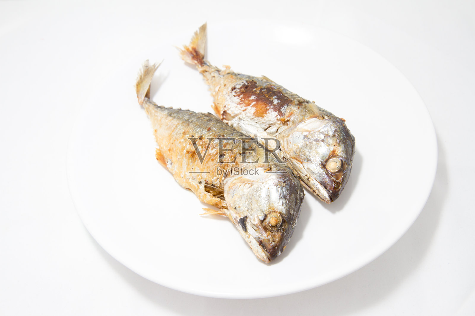 炸金枪鱼照片摄影图片