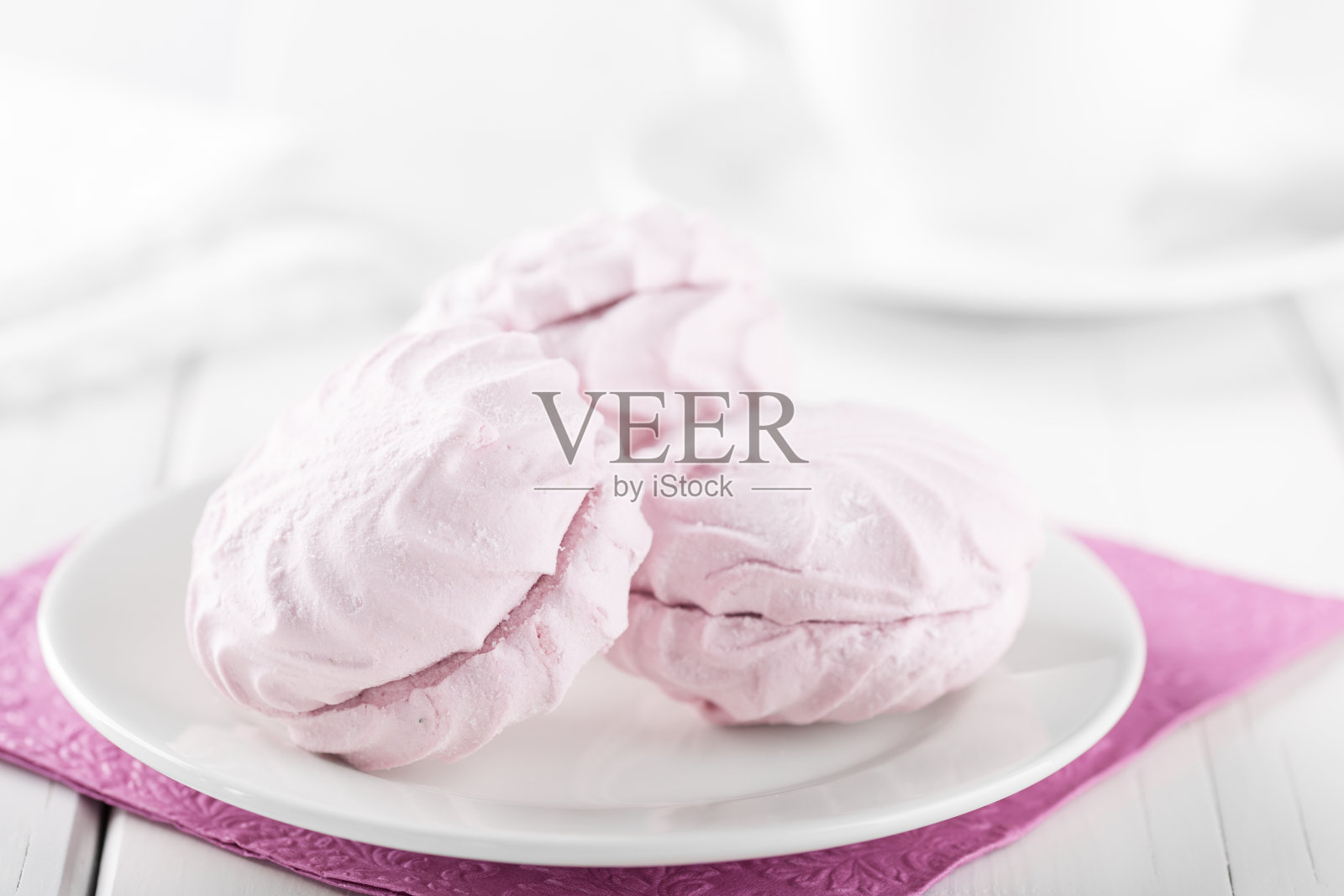 粉红色的棉花糖(西风)照片摄影图片