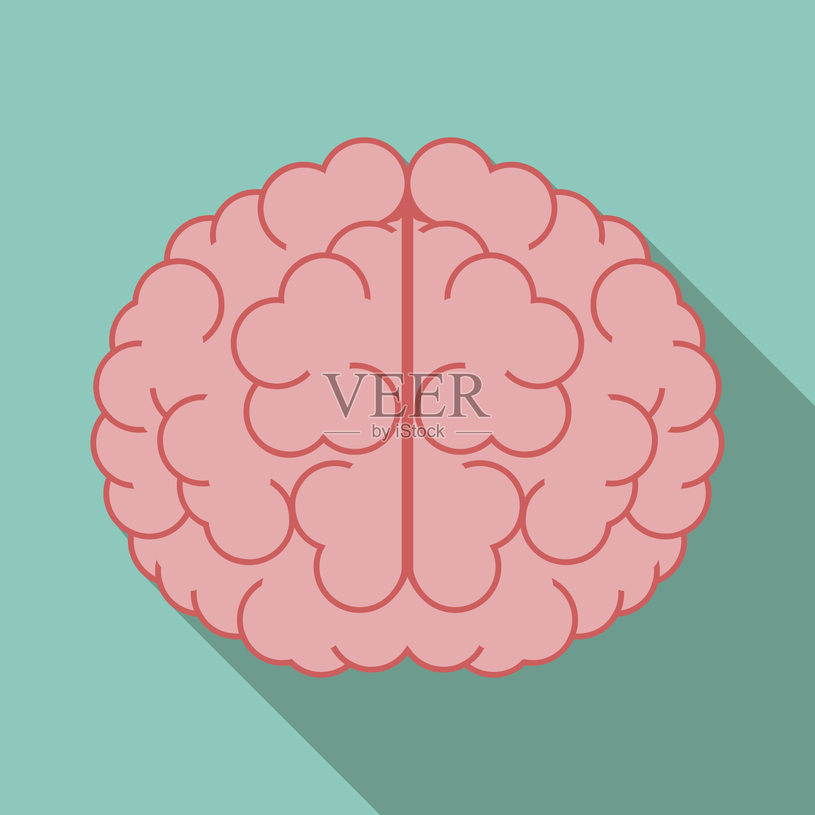 长影大脑设计元素图片